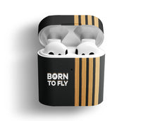 Thumbnail for Born to Fly & Pilot Epaulettes (4,3,2 Lines) Designed AirPods Cases