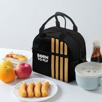 Thumbnail for Born to Fly & Pilot Epaulettes (4,3,2 Lines) Designed Lunch Bags