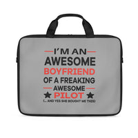 Thumbnail for I am an Awesome Boyfriend Designed Laptop & Tablet Bags