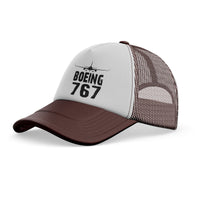 Thumbnail for Boeing 767 & Plane Designed Trucker Caps & Hats