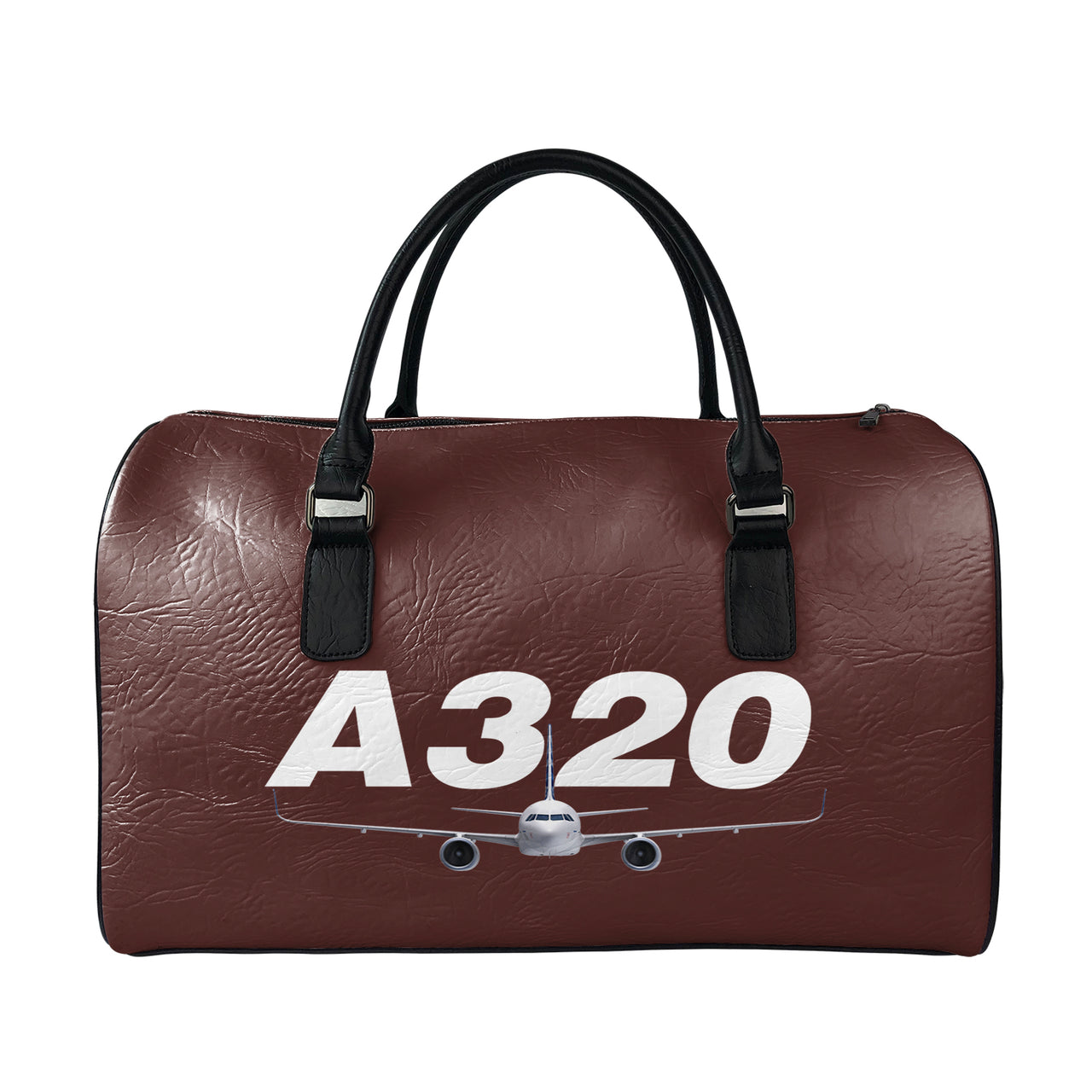 Super Airbus A320 Designed Leather Travel Bag
