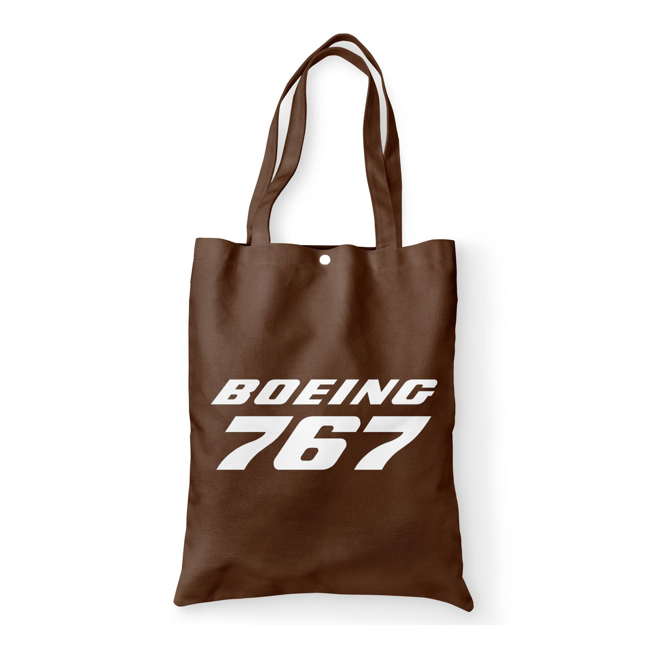 Boeing 767 & Text Designed Tote Bags