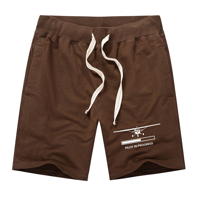 Pilot In Progress (Cessna) Designed Cotton Shorts