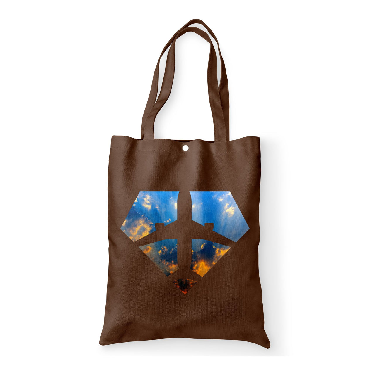 Supermen of The Skies (Sunrise) Designed Tote Bags