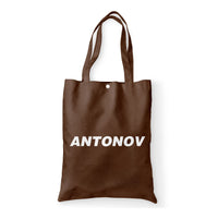 Thumbnail for Antonov & Text Designed Tote Bags