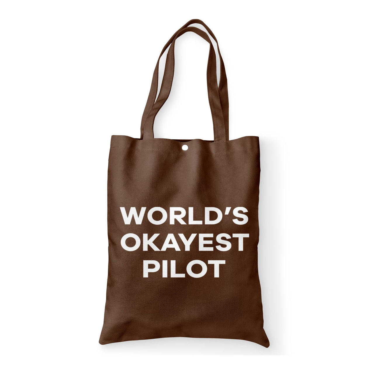 World's Okayest Pilot Designed Tote Bags