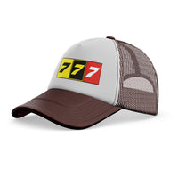 Thumbnail for Flat Colourful 777 Designed Trucker Caps & Hats