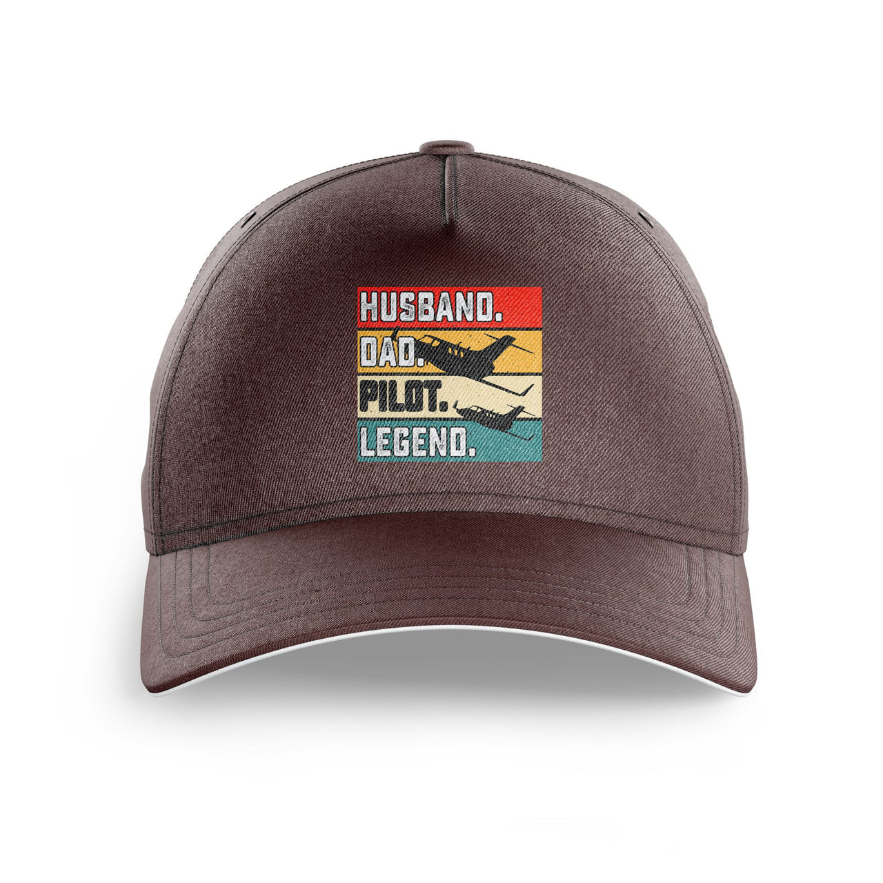 Husband & Dad & Pilot & Legend Printed Hats