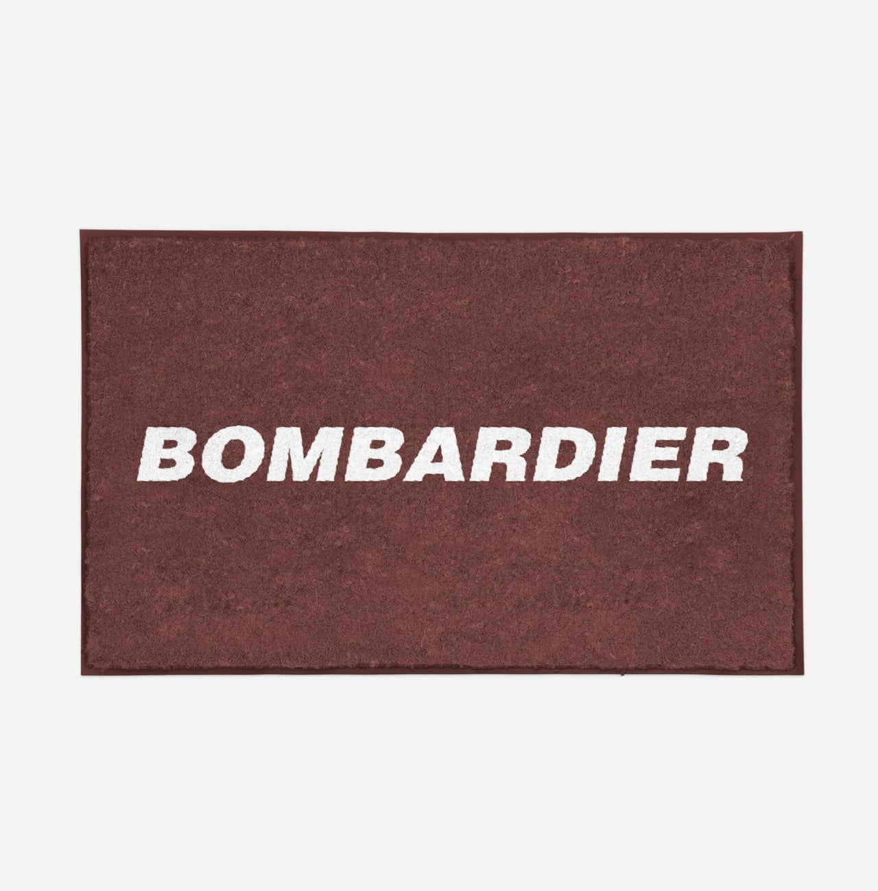 Bombardier & Text Designed Door Mats