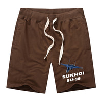 Thumbnail for The Sukhoi SU-35 Designed Cotton Shorts