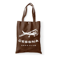 Thumbnail for Cessna Aeroclub Designed Tote Bags
