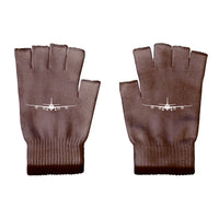 Thumbnail for Airbus A340 Silhouette Designed Cut Gloves