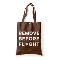 Thumbnail for Remove Before Flight Designed Tote Bags