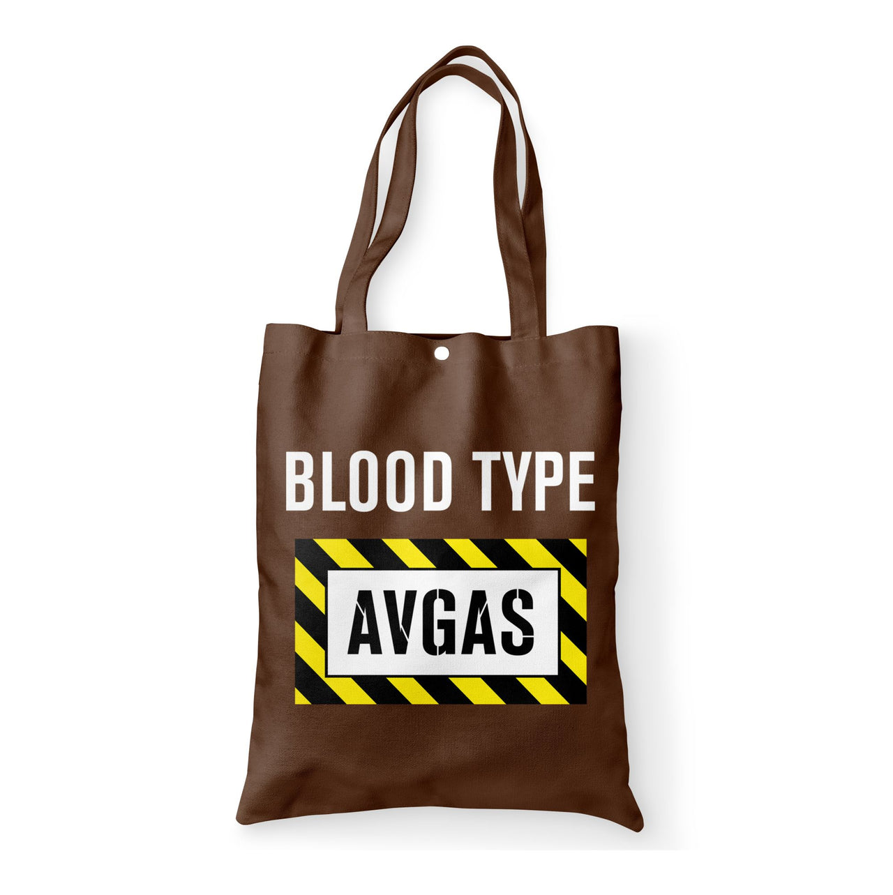 Blood Type AVGAS Designed Tote Bags
