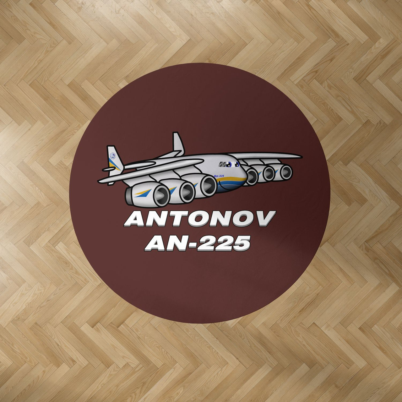 Antonov AN-225 (25) Designed Carpet & Floor Mats (Round)