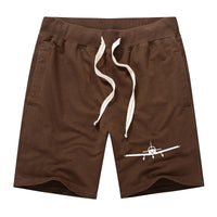 Thumbnail for Piper PA28 Silhouette Plane Designed Cotton Shorts