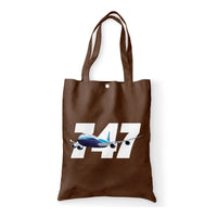Thumbnail for Super Boeing 747 Designed Tote Bags