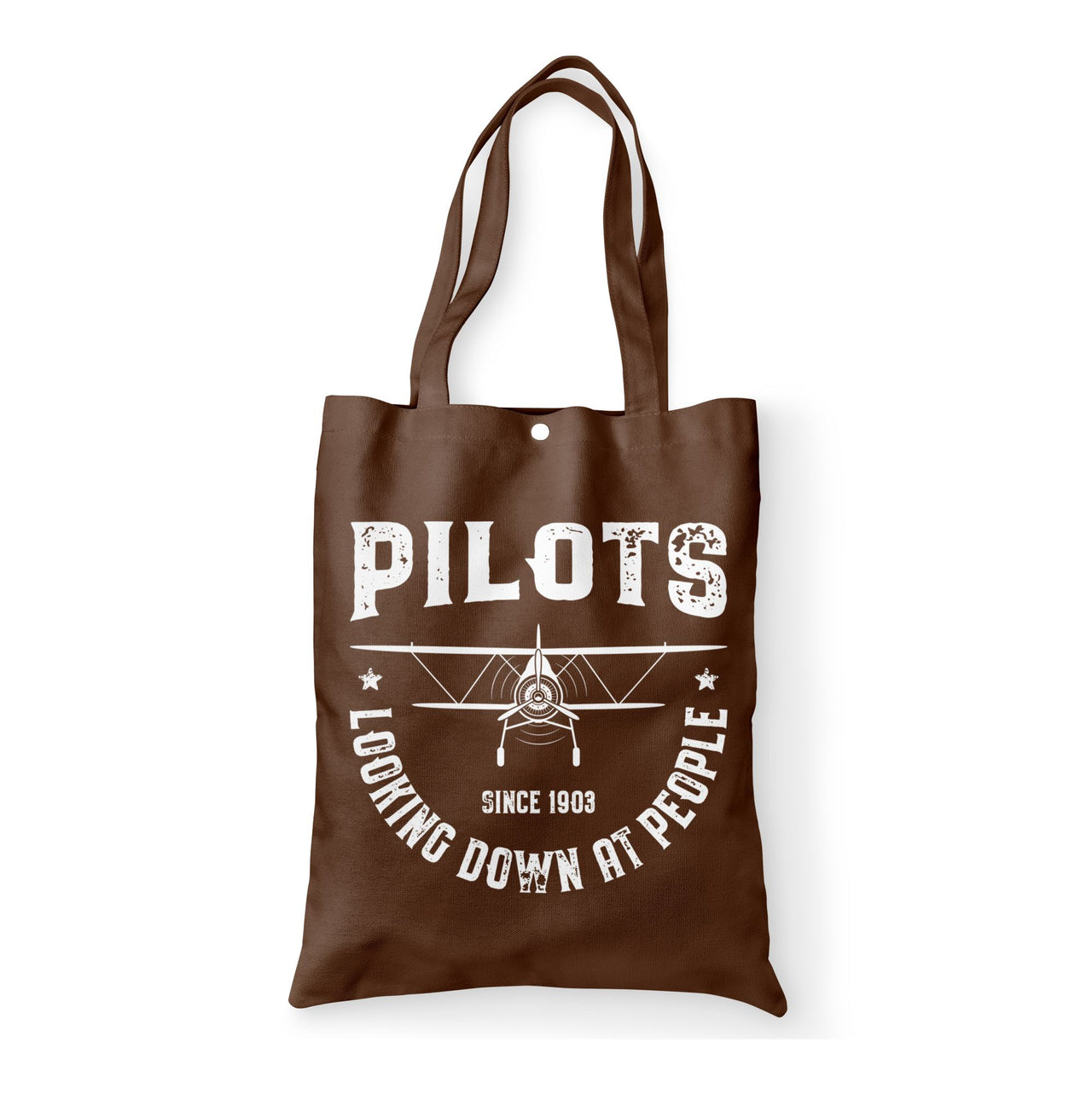 Pilots Looking Down at People Since 1903 Designed Tote Bags