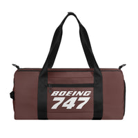 Thumbnail for Boeing 747 & Text Designed Sports Bag