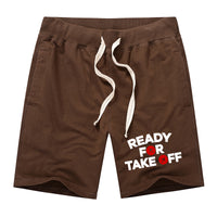 Thumbnail for Ready For Takeoff Designed Cotton Shorts