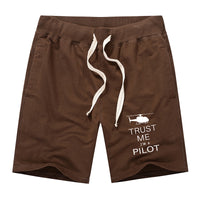 Thumbnail for Trust Me I'm a Pilot (Helicopter) Designed Cotton Shorts