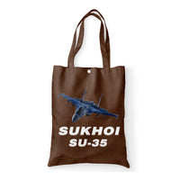 Thumbnail for The Sukhoi SU-35 Designed Tote Bags