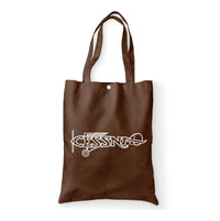 Thumbnail for Special Cessna Text Designed Tote Bags