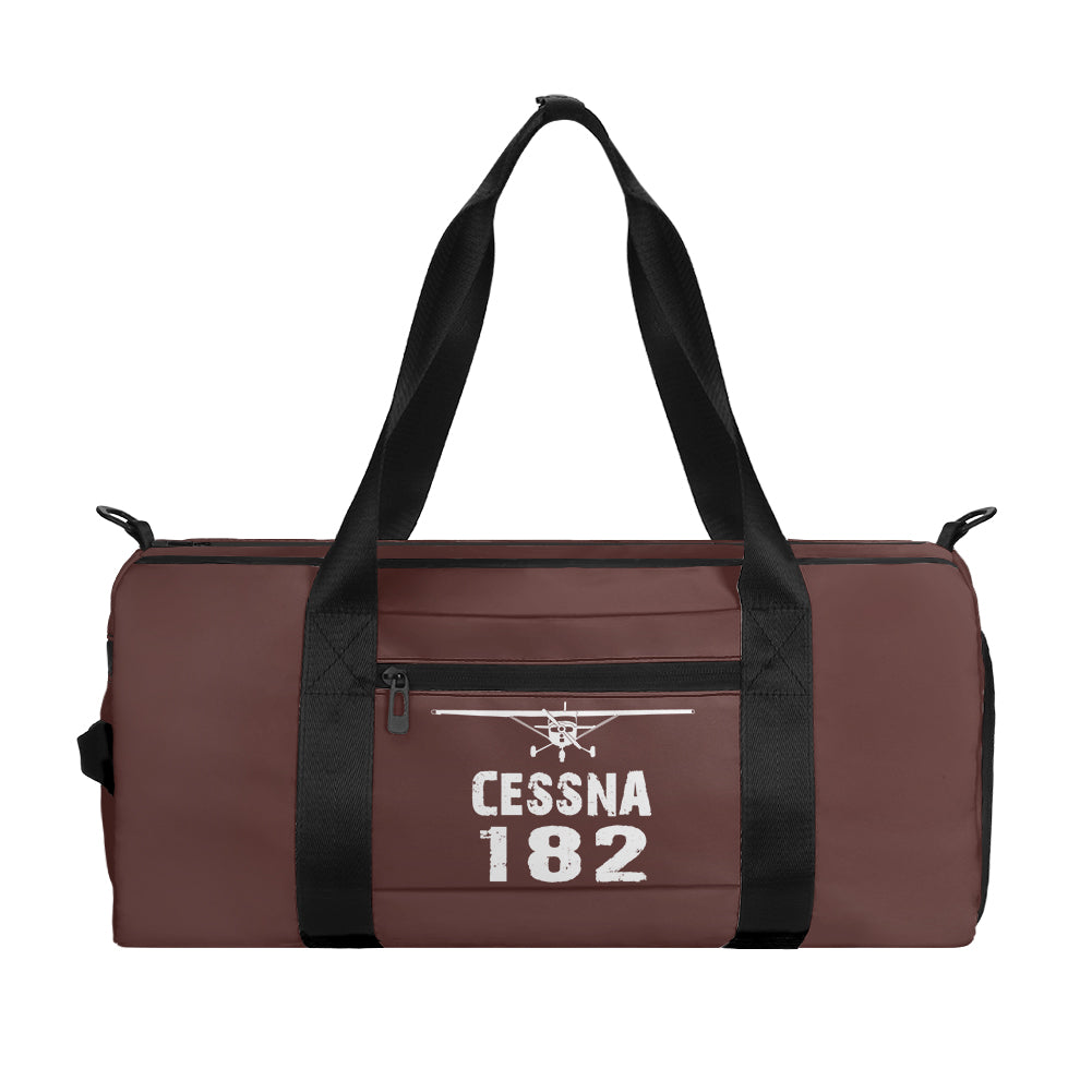 Cessna 182 & Plane Designed Sports Bag