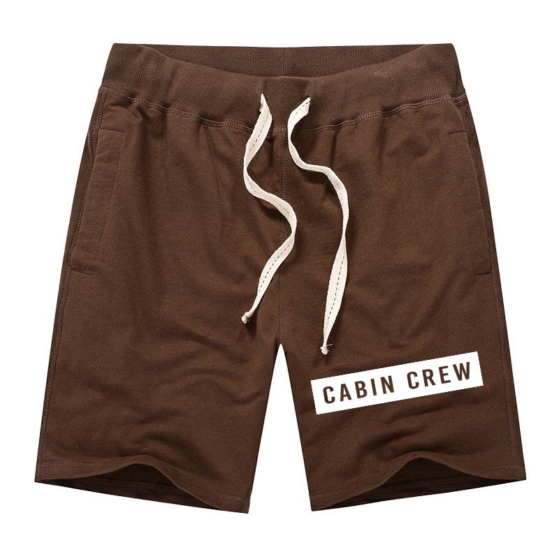 Cabin Crew Text Designed Cotton Shorts