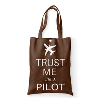 Thumbnail for Trust Me I'm a Pilot 2 Designed Tote Bags