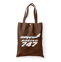 Thumbnail for The Boeing 747 Designed Tote Bags