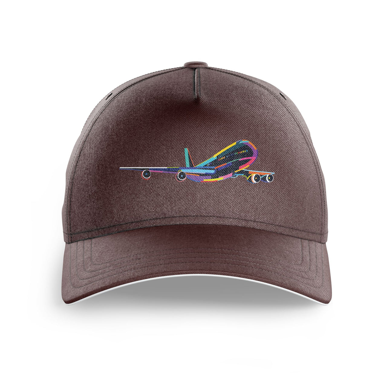 Multicolor Airplane Printed Hats
