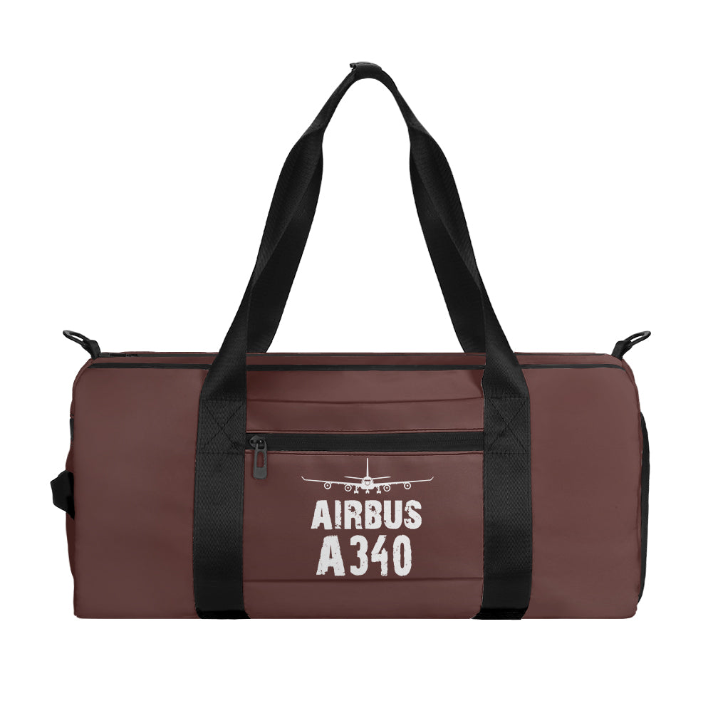 Airbus A340 & Plane Designed Sports Bag