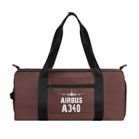 Thumbnail for Airbus A340 & Plane Designed Sports Bag