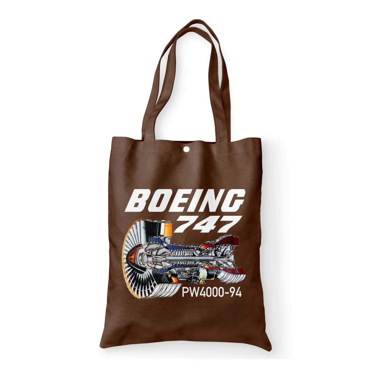 Boeing 747 & PW4000-94 Engine Designed Tote Bags
