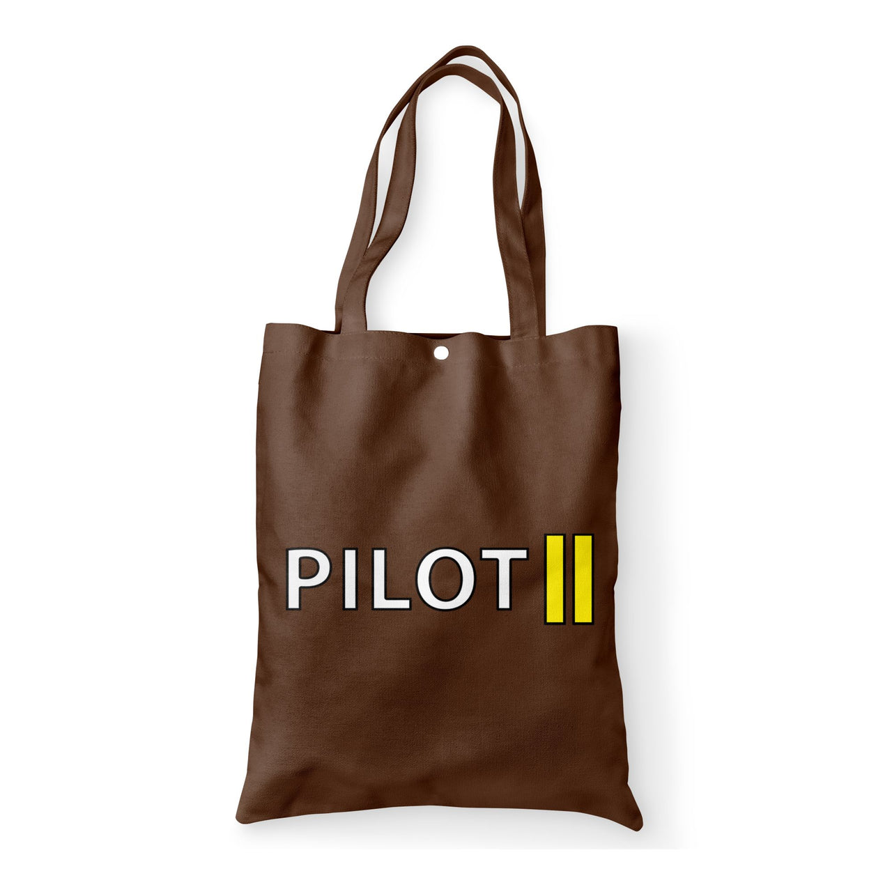 Pilot & Stripes (2 Lines) Designed Tote Bags
