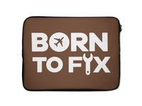 Thumbnail for Born To Fix Airplanes Designed Laptop & Tablet Cases