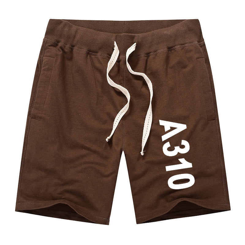 A310 Text Designed Cotton Shorts