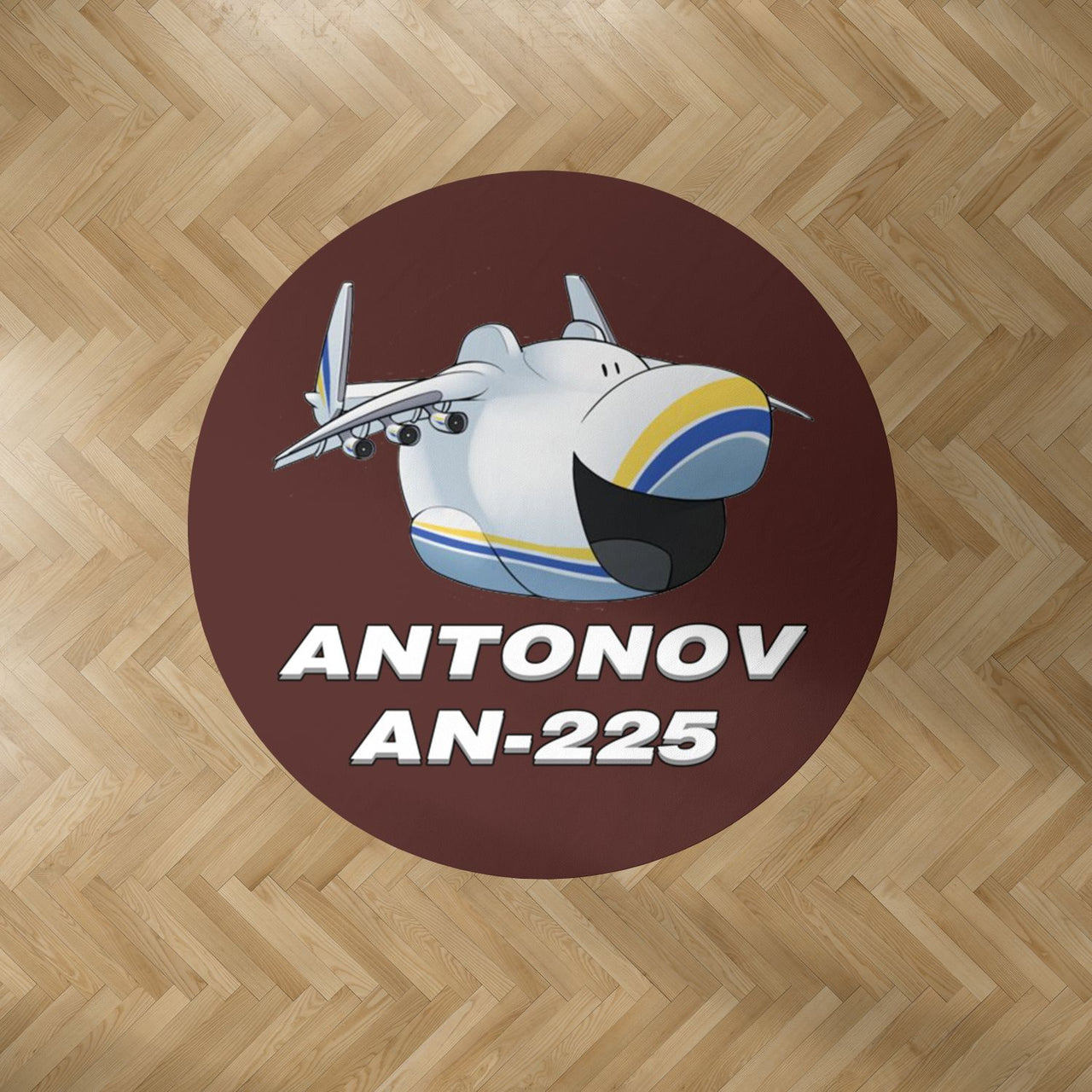 Antonov AN-225 (23) Designed Carpet & Floor Mats (Round)