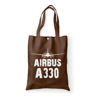 Thumbnail for Airbus A330 & Plane Designed Tote Bags