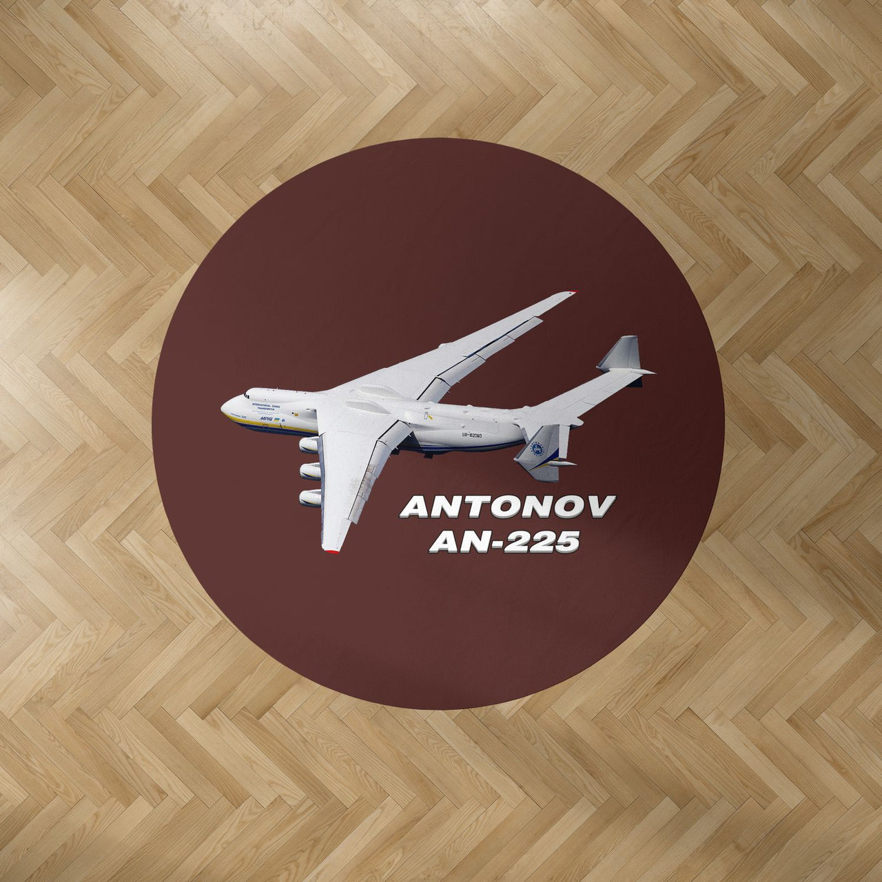 Antonov AN-225 (10) Designed Carpet & Floor Mats (Round)