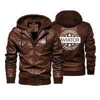 Thumbnail for 100 Original Aviator Designed Hooded Leather Jackets