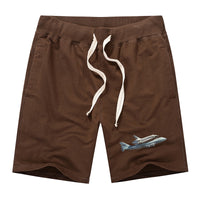 Thumbnail for Space shuttle on 747 Designed Cotton Shorts