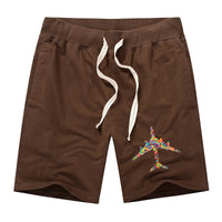 Thumbnail for Colourful Airplane Designed Cotton Shorts