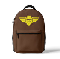 Thumbnail for Born To Fly & Badge Designed 3D Backpacks