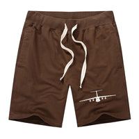 Thumbnail for Ilyushin IL-76 Silhouette Designed Cotton Shorts