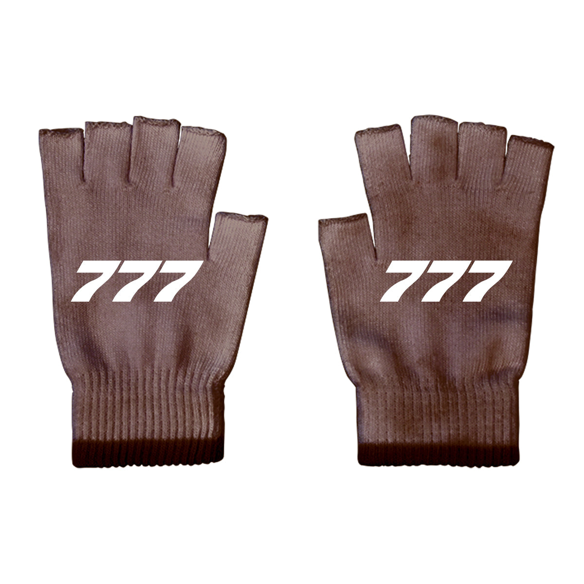 777 Flat Text Designed Cut Gloves