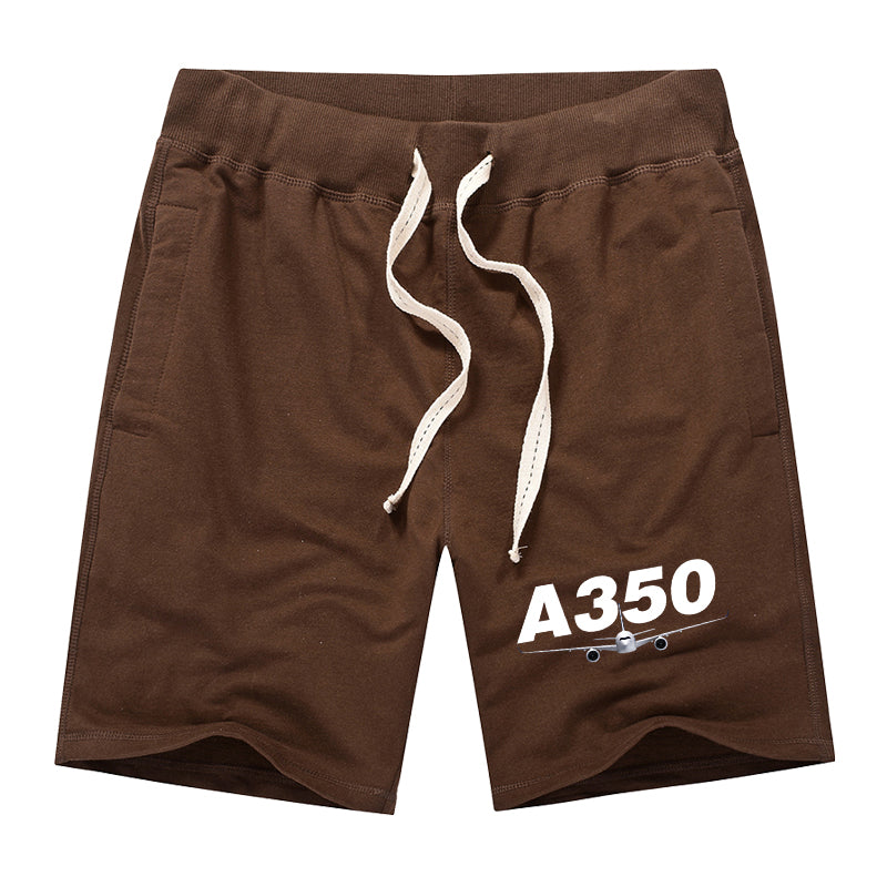Super Airbus A350 Designed Cotton Shorts