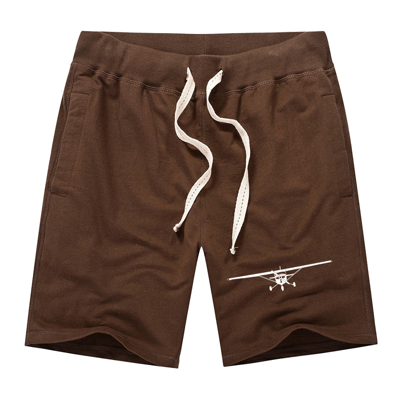 Cessna 172 Silhouette Designed Cotton Shorts