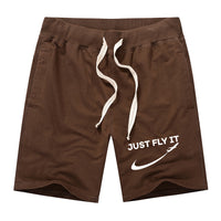 Thumbnail for Just Fly It 2 Designed Cotton Shorts
